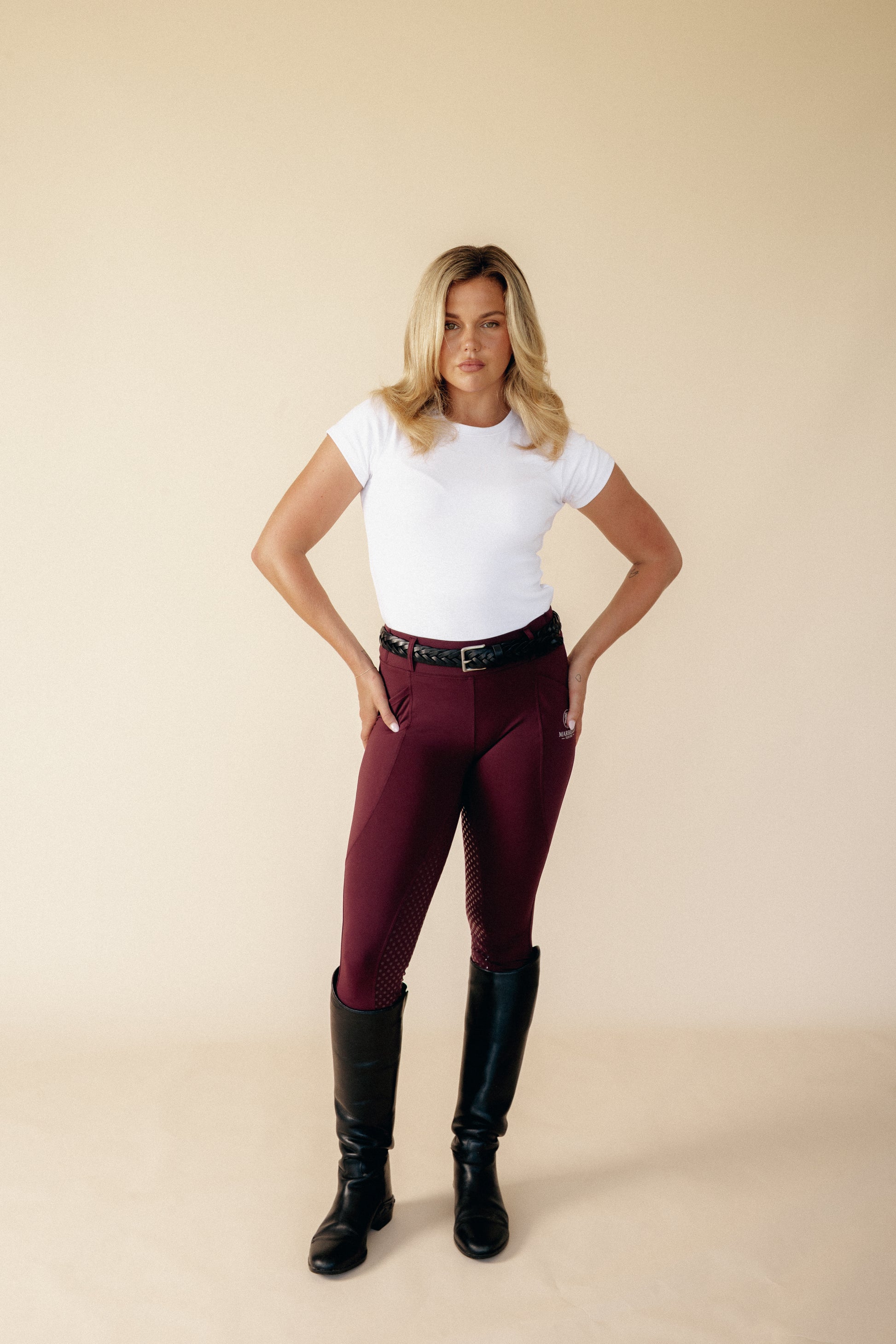 Maroon - Orlanda Breeches