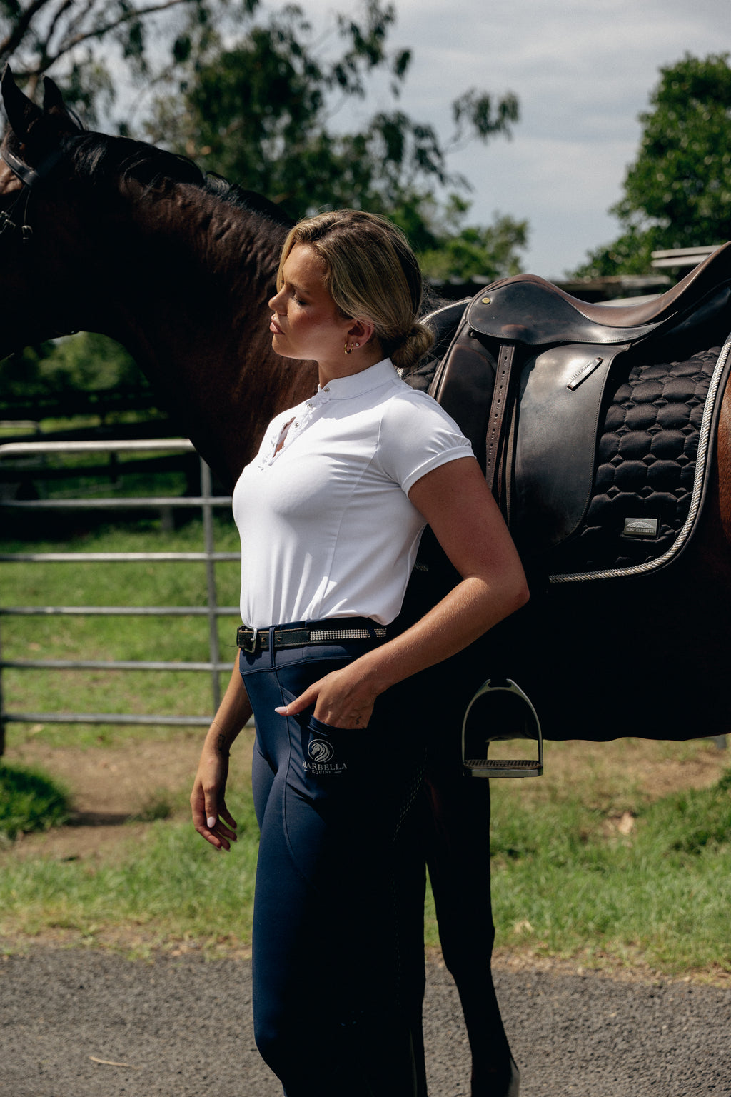 Navy - Orlanda Breeches